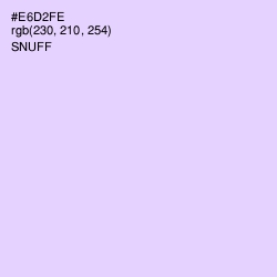 #E6D2FE - Snuff Color Image