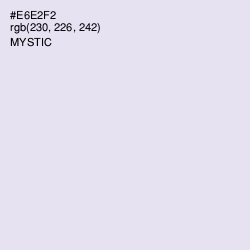 #E6E2F2 - Mystic Color Image