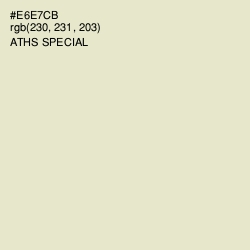 #E6E7CB - Aths Special Color Image