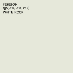 #E6E9D9 - White Rock Color Image
