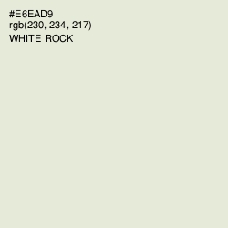 #E6EAD9 - White Rock Color Image
