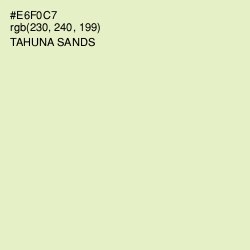 #E6F0C7 - Tahuna Sands Color Image