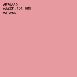 #E79AA0 - Wewak Color Image