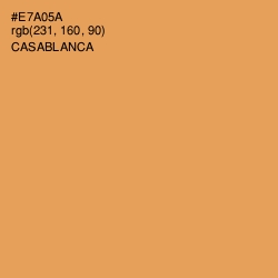 #E7A05A - Casablanca Color Image