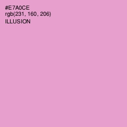 #E7A0CE - Illusion Color Image