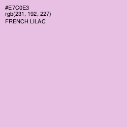 #E7C0E3 - French Lilac Color Image