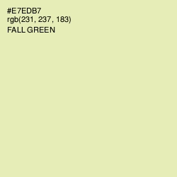 #E7EDB7 - Fall Green Color Image