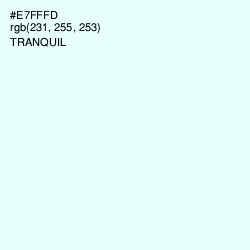 #E7FFFD - Tranquil Color Image