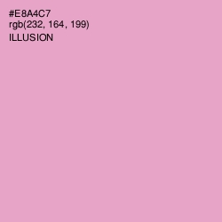 #E8A4C7 - Illusion Color Image