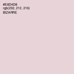 #E8D4D8 - Bizarre Color Image
