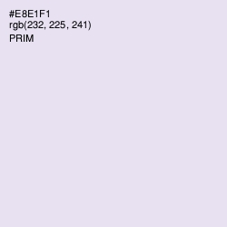 #E8E1F1 - Prim Color Image