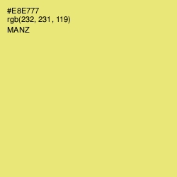 #E8E777 - Manz Color Image
