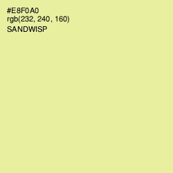 #E8F0A0 - Sandwisp Color Image