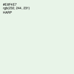 #E8F4E7 - Harp Color Image