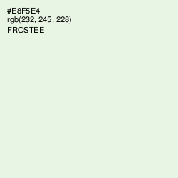 #E8F5E4 - Frostee Color Image