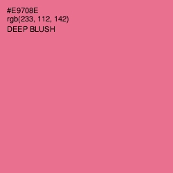 #E9708E - Deep Blush Color Image