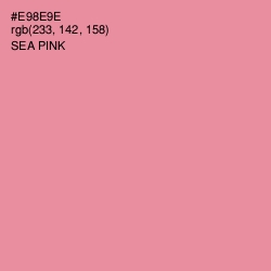 #E98E9E - Sea Pink Color Image