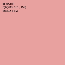 #E9A19F - Mona Lisa Color Image