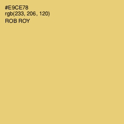 #E9CE78 - Rob Roy Color Image