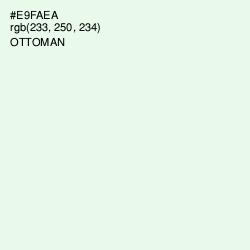 #E9FAEA - Ottoman Color Image