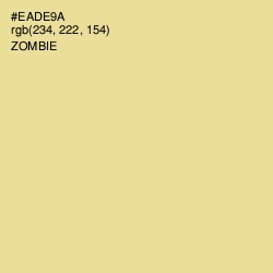 #EADE9A - Zombie Color Image