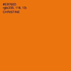 #EB760D - Christine Color Image