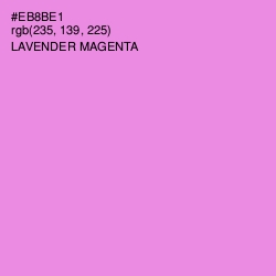 #EB8BE1 - Lavender Magenta Color Image