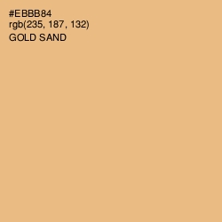#EBBB84 - Gold Sand Color Image