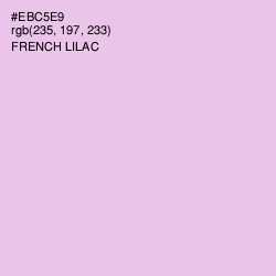#EBC5E9 - French Lilac Color Image