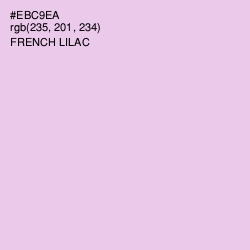 #EBC9EA - French Lilac Color Image