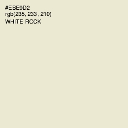 #EBE9D2 - White Rock Color Image