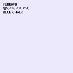 #EBE9FB - Blue Chalk Color Image