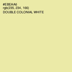 #EBEAA6 - Double Colonial White Color Image