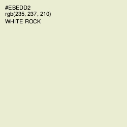 #EBEDD2 - White Rock Color Image