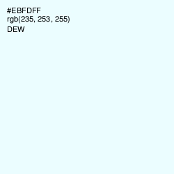 #EBFDFF - Dew Color Image