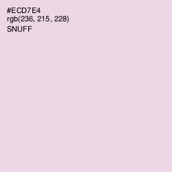 #ECD7E4 - Snuff Color Image