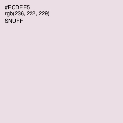 #ECDEE5 - Snuff Color Image