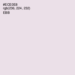 #ECE0E8 - Ebb Color Image