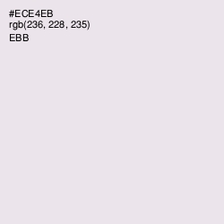 #ECE4EB - Ebb Color Image