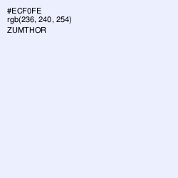 #ECF0FE - Zumthor Color Image