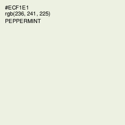 #ECF1E1 - Peppermint Color Image