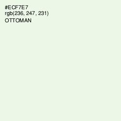 #ECF7E7 - Ottoman Color Image