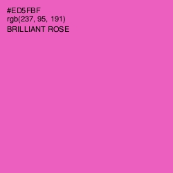 #ED5FBF - Brilliant Rose Color Image