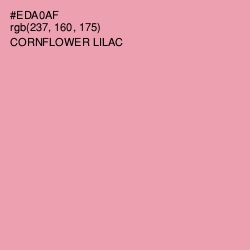 #EDA0AF - Cornflower Lilac Color Image