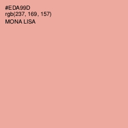 #EDA99D - Mona Lisa Color Image