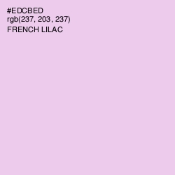 #EDCBED - French Lilac Color Image