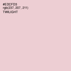 #EDCFD3 - Twilight Color Image