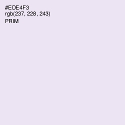 #EDE4F3 - Prim Color Image