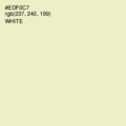 #EDF0C7 - Tusk Color Image