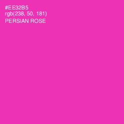 #EE32B5 - Persian Rose Color Image